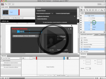 Flash Catalyst - videotutoriál