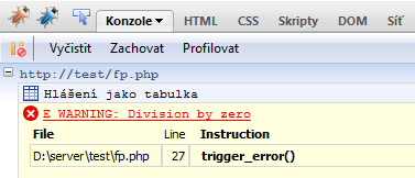 FirePHP demo 4