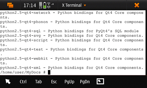 Python Maemo